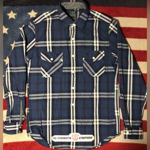 NWOT Vintage J CREW HEAVYWEIGHT FLANNEL Plaid Work Shirt S Rlx Sportsman Hunting
